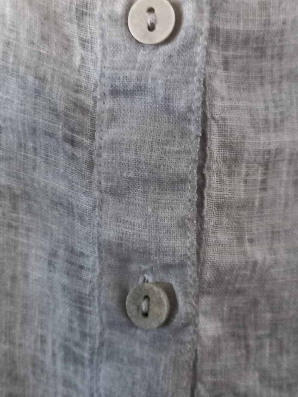 GRIZAS washed linen short sleeve dress - Picture 8 of 12